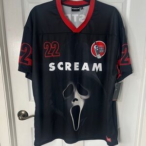 Black & Red Jersey Shirt